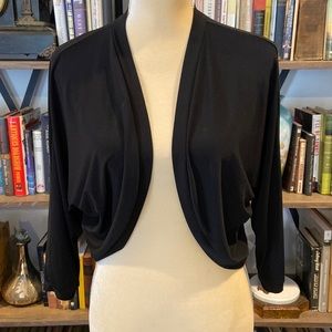 Ellen Parker Bolero in Black, Like New!